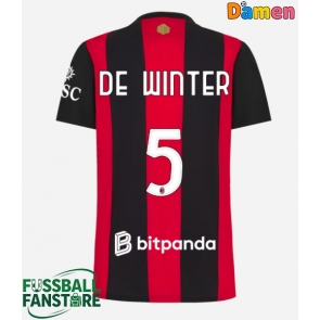 AC Milan Koni De Winter #5 Replik Heimtrikot Damen 2026-27 Kurzarm